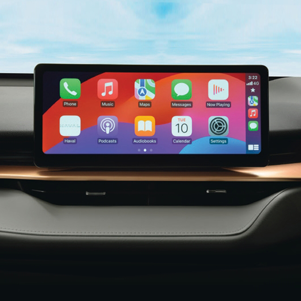12.3” Infotainment Display with  Apple CarPlay & Android Auto